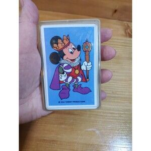 The Walt Disney Company Vintage King Mickey Joker Goofy Playing Card Deck 1986